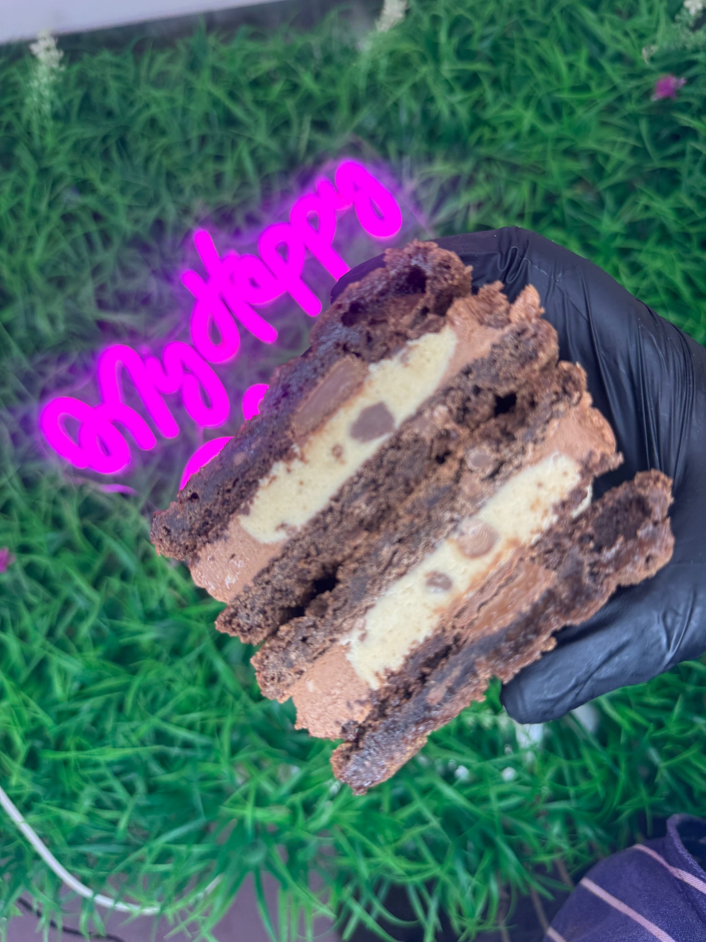 Chocolate Cookie Dough Sammie